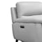 Armen Living Lizette Contemporary Chair in Dark Brown Wood Finish and Dove Gray Genuine Leather LCLZ1DV - alternate 7